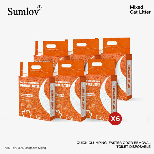 Sumlov Mixed Tofu Cat Litter – Quick Clumping & Odor Control
