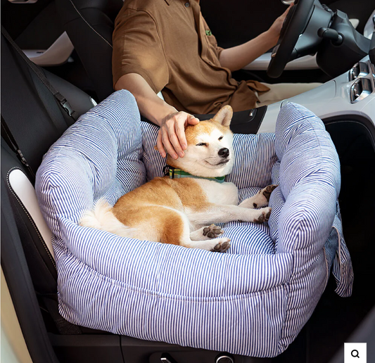 Portable Leisure Outing Pet Bolster Large Dog Car Seat Bed