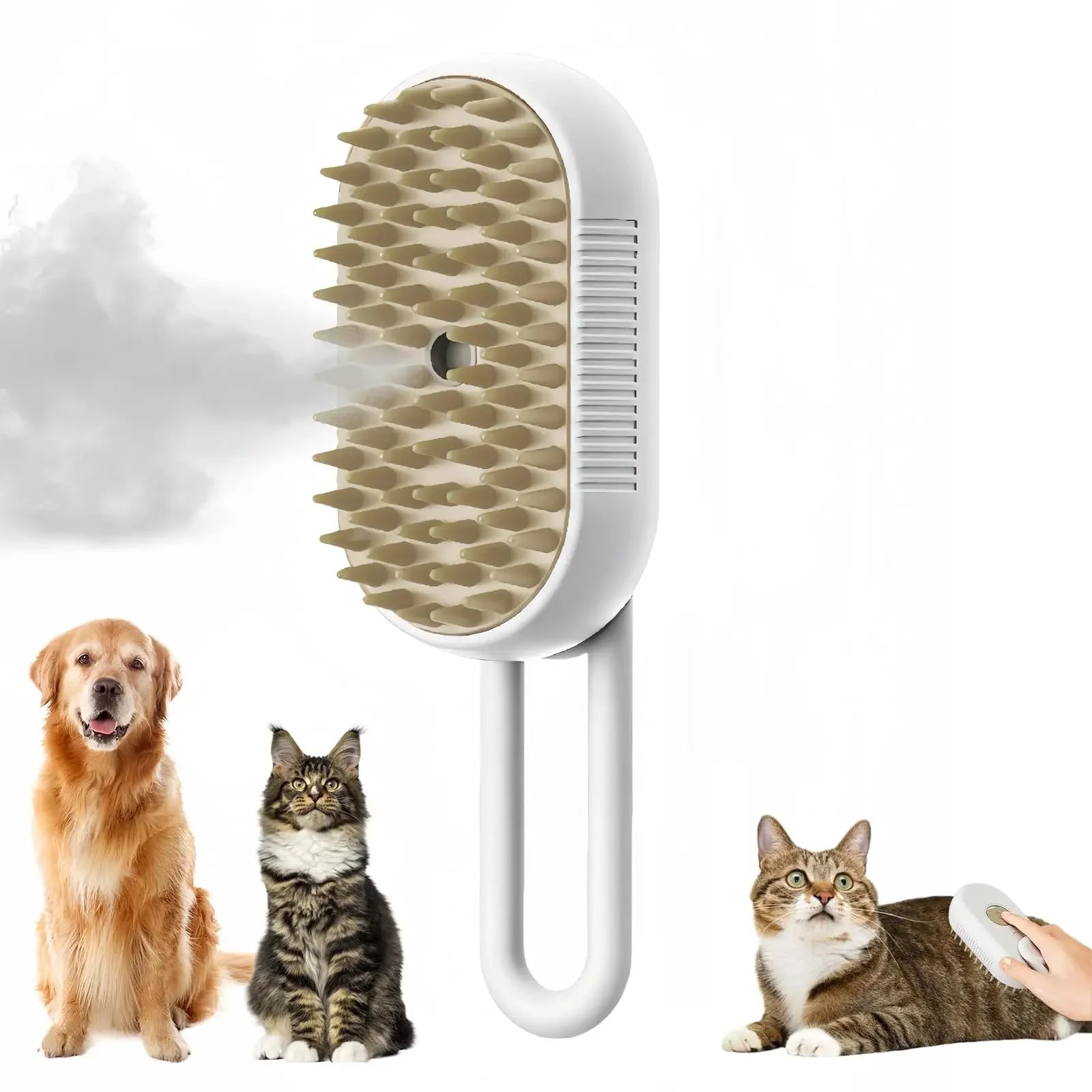 3-in-1 Steam Groom Brush