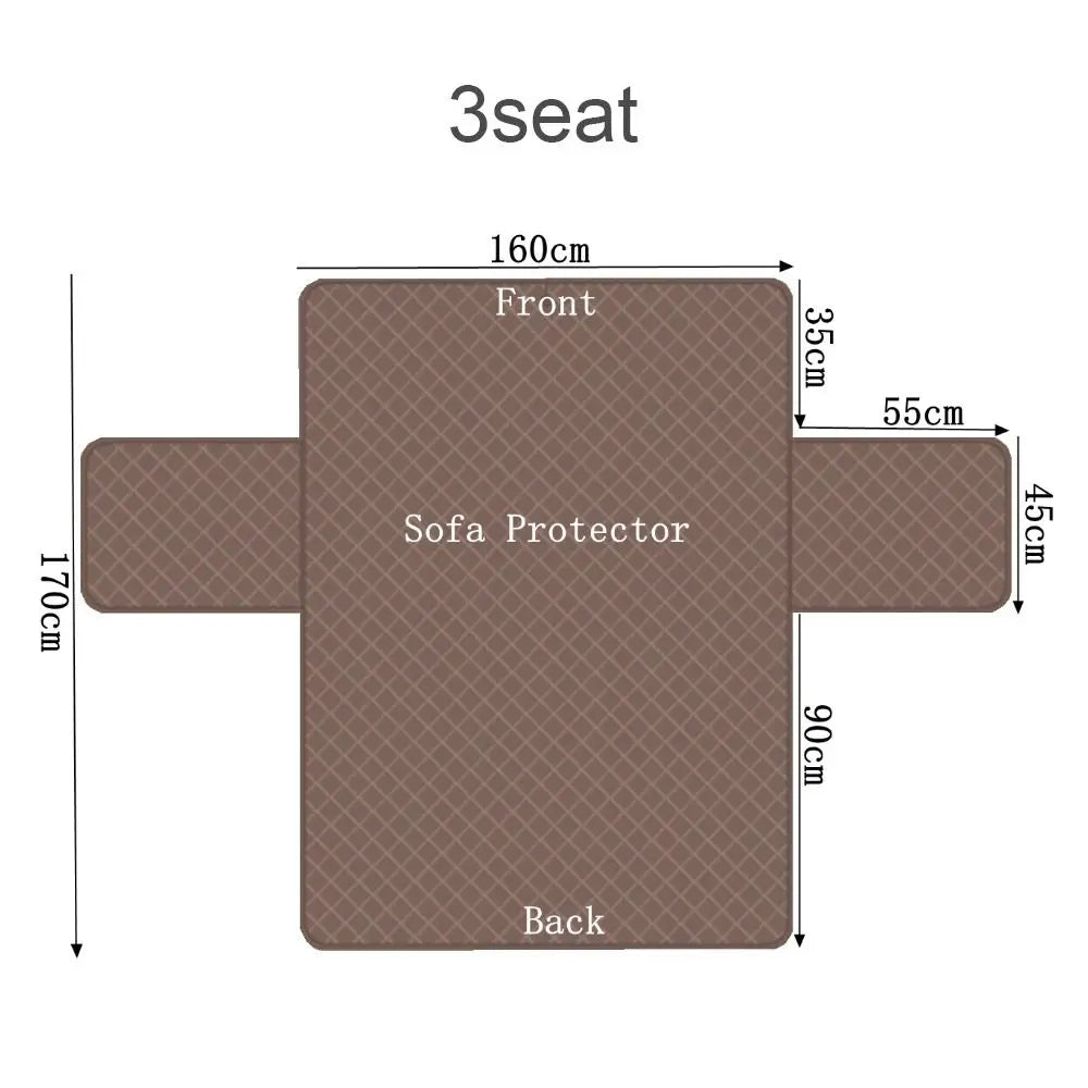 PetProof Quilted Waterproof Sofa Cover