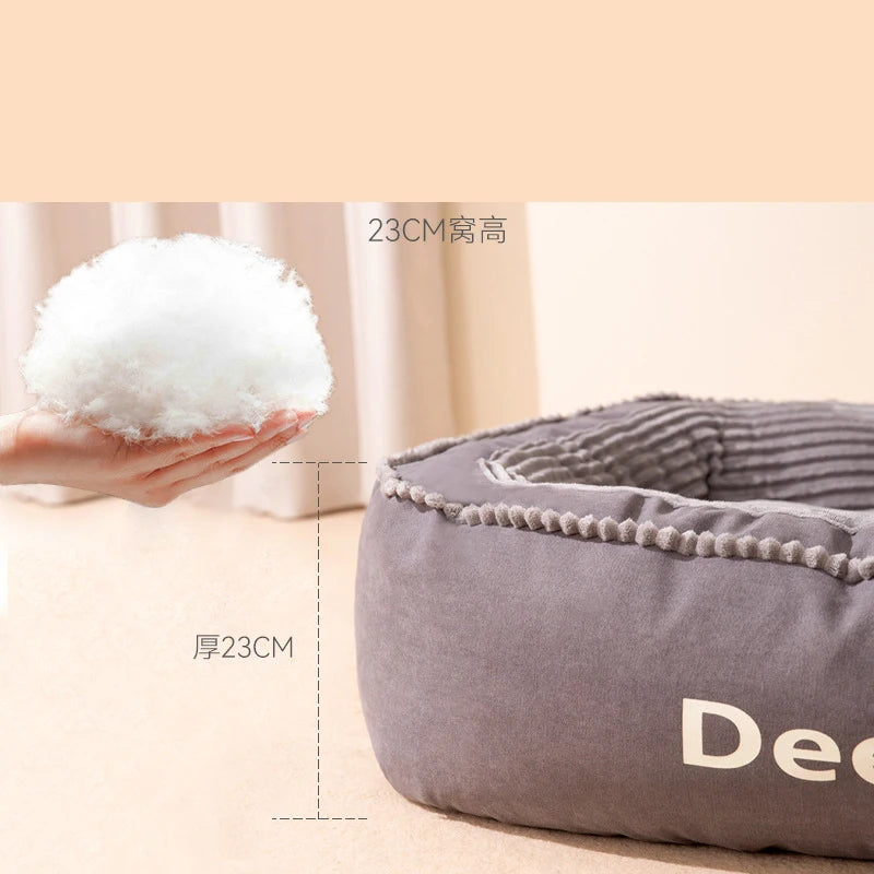 Washable Dog Sofa Bed with Removable Cover