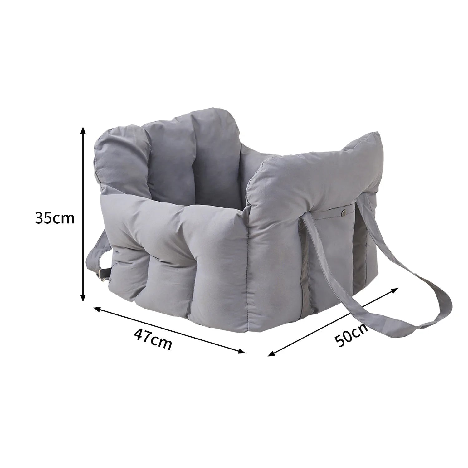 3-in-1 Leather Travel Bed for small & large dog