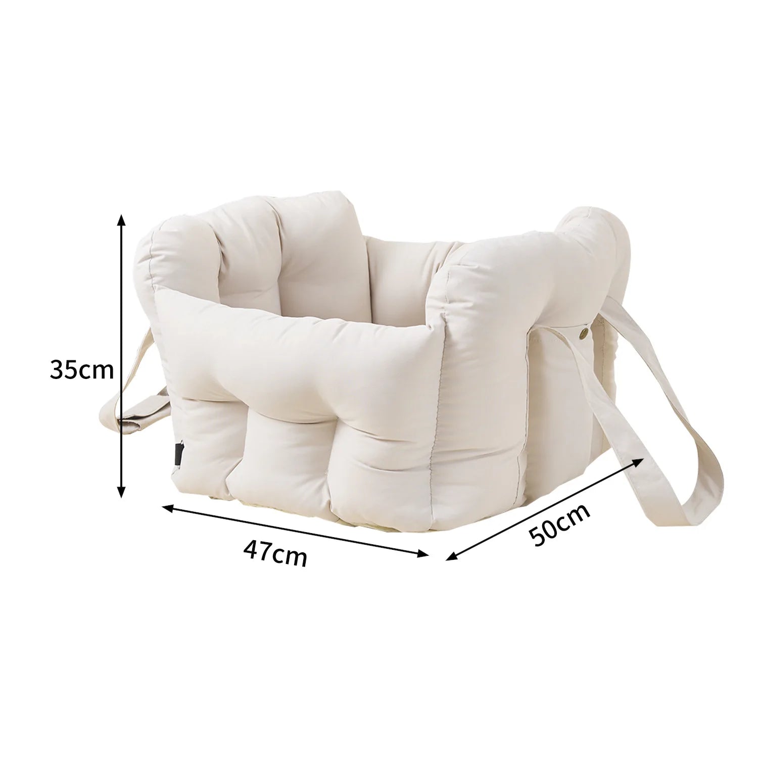 3-in-1 Leather Travel Bed for small & large dog