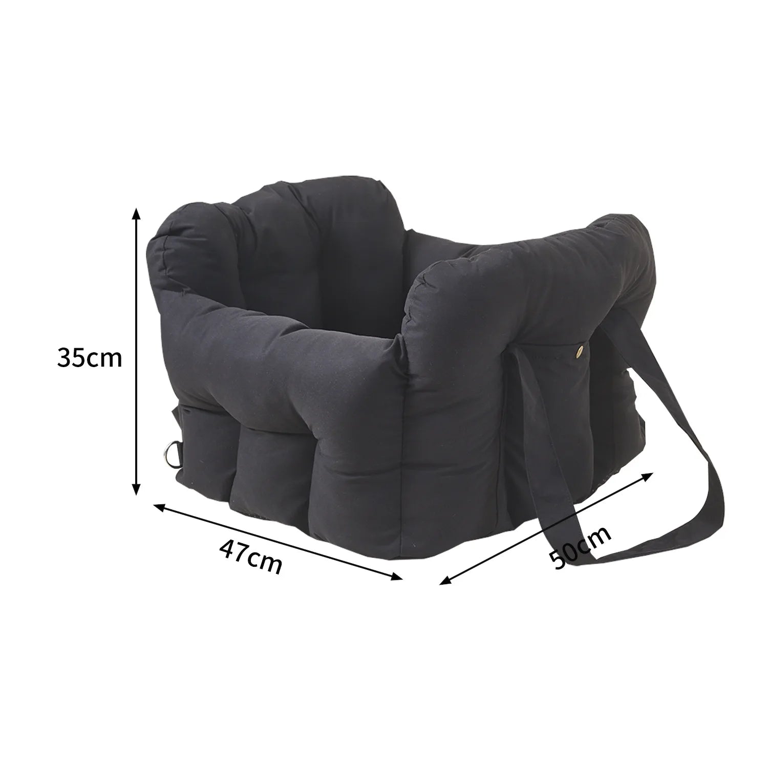 3-in-1 Leather Travel Bed for small & large dog