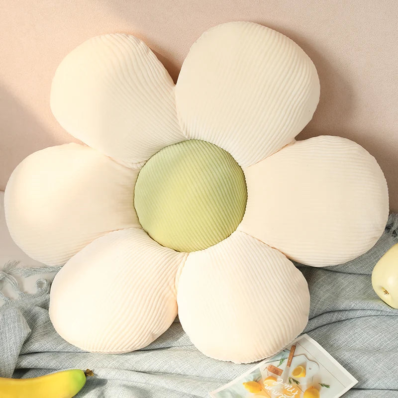 Sunflower Plush Cushion – Soft Decorative Pillow for Home