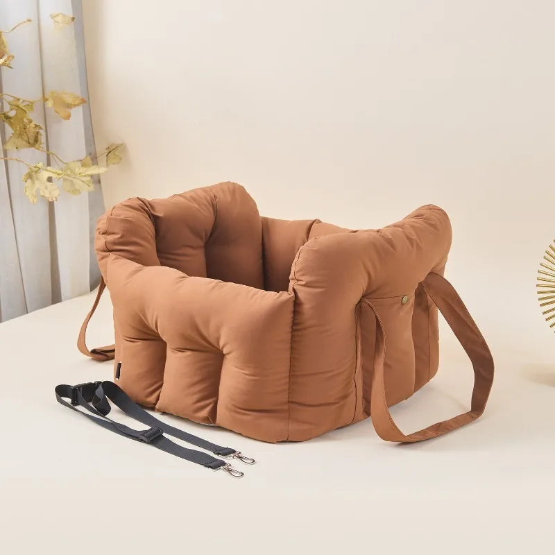 3-in-1 Leather Travel Bed for small & large dog