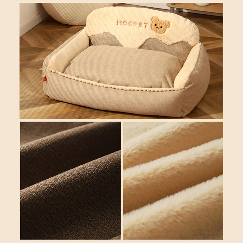 HOOPET Winter Warm Washable Pet Nest Bed