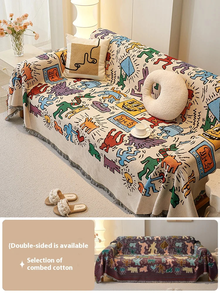 DoubleCozy Non-Slip Cushion Cover