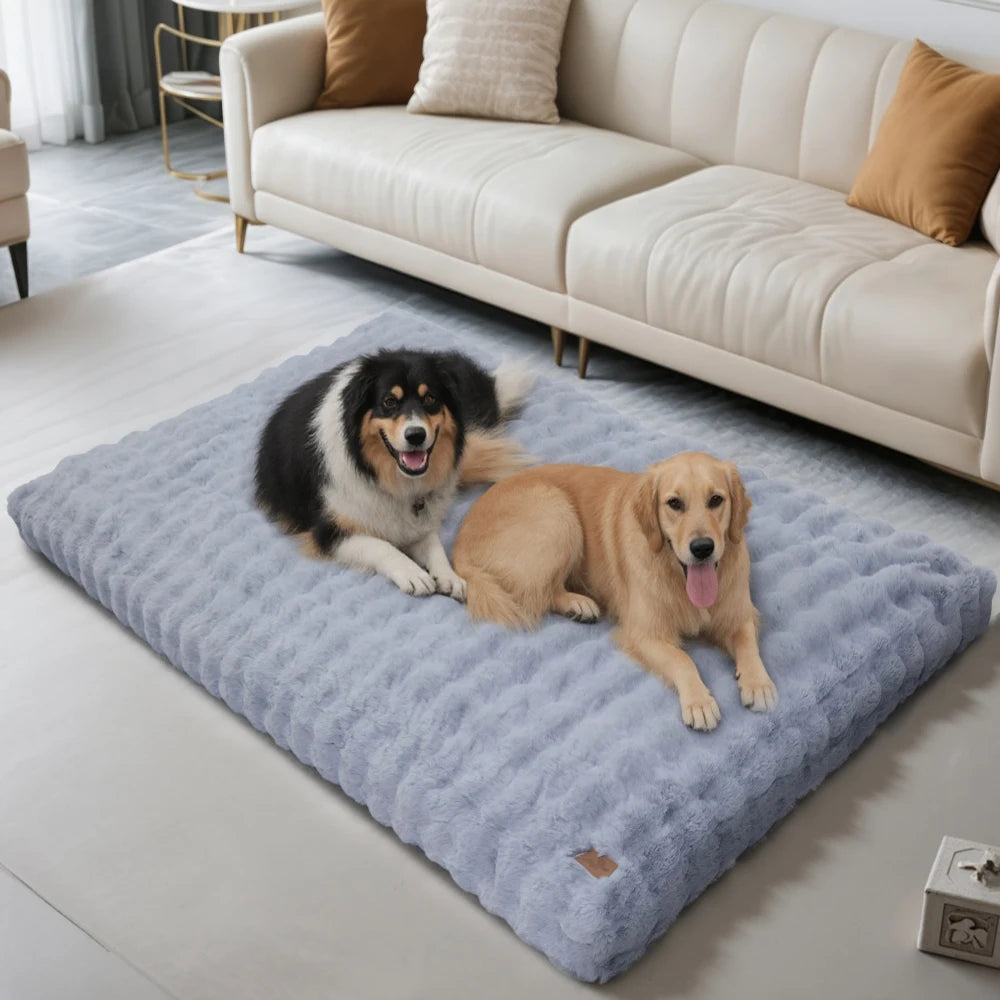 UltraPlush Crate Pad – Large Washable Dog Mattress