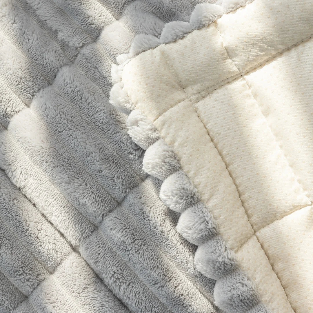 WarmStripe Quilted Sofa Pad