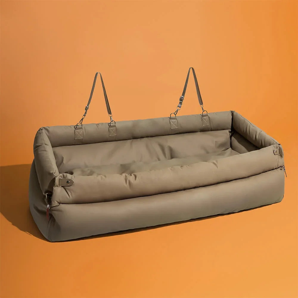 Deluxe Faux Leather Car Bed