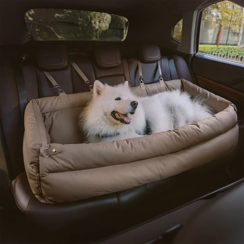 Deluxe Faux Leather Car Bed
