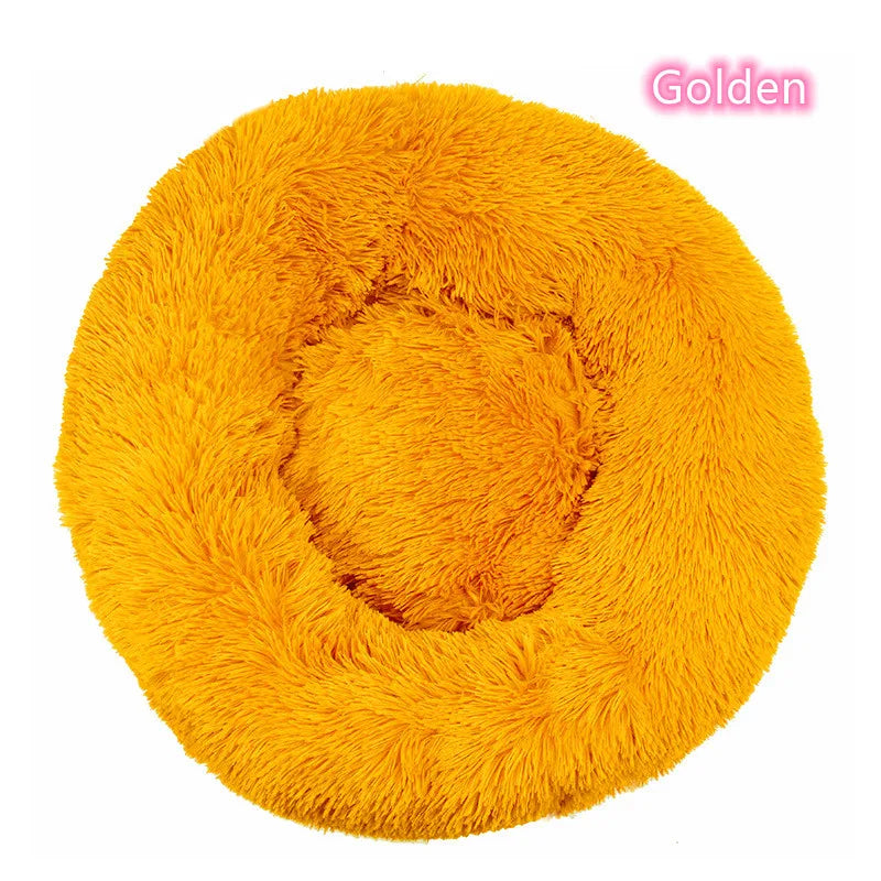 WhiskerCloud™ – Plush Donut Cat Bed, All-Size Friendly