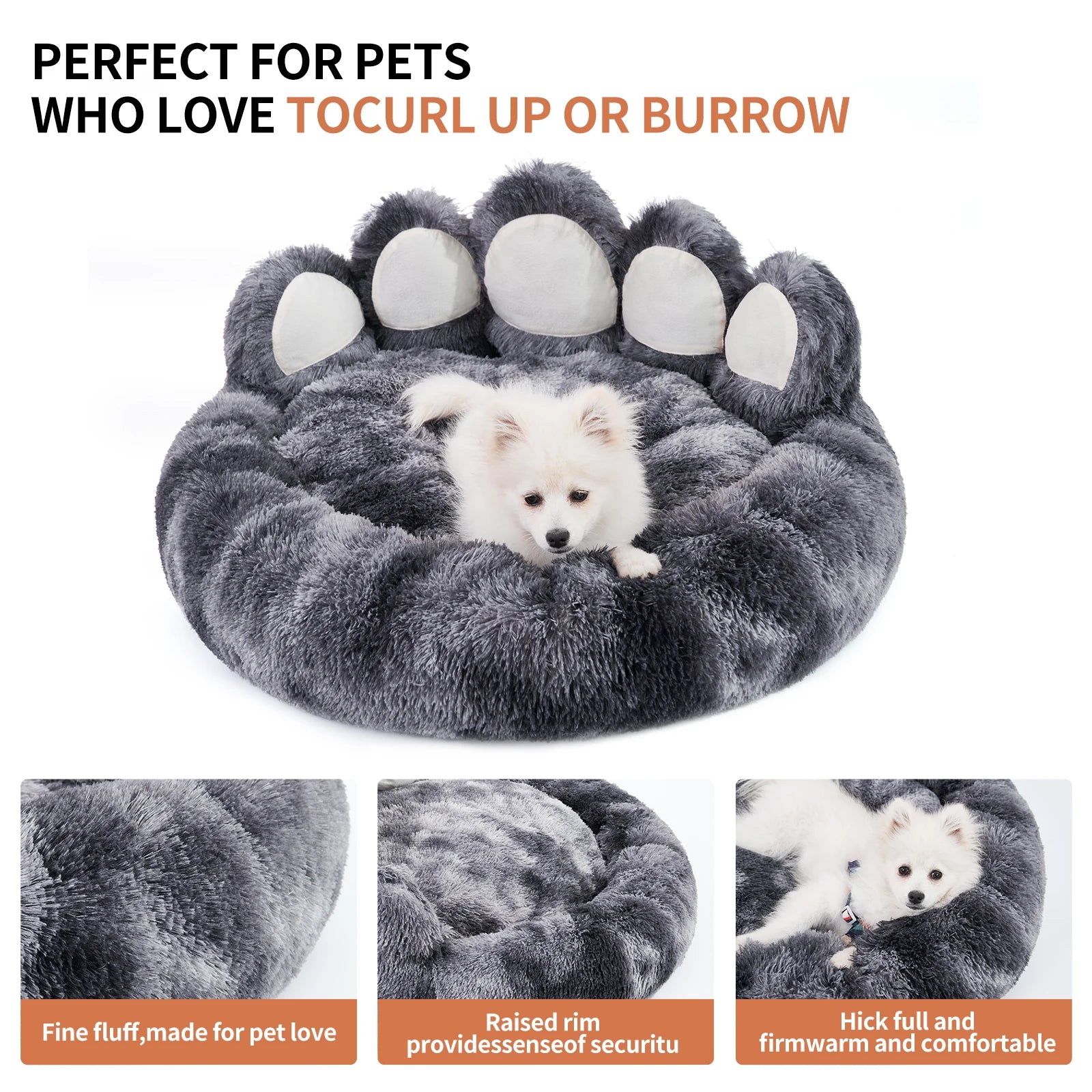 Warm Orthopedic Dog Bed Cushion