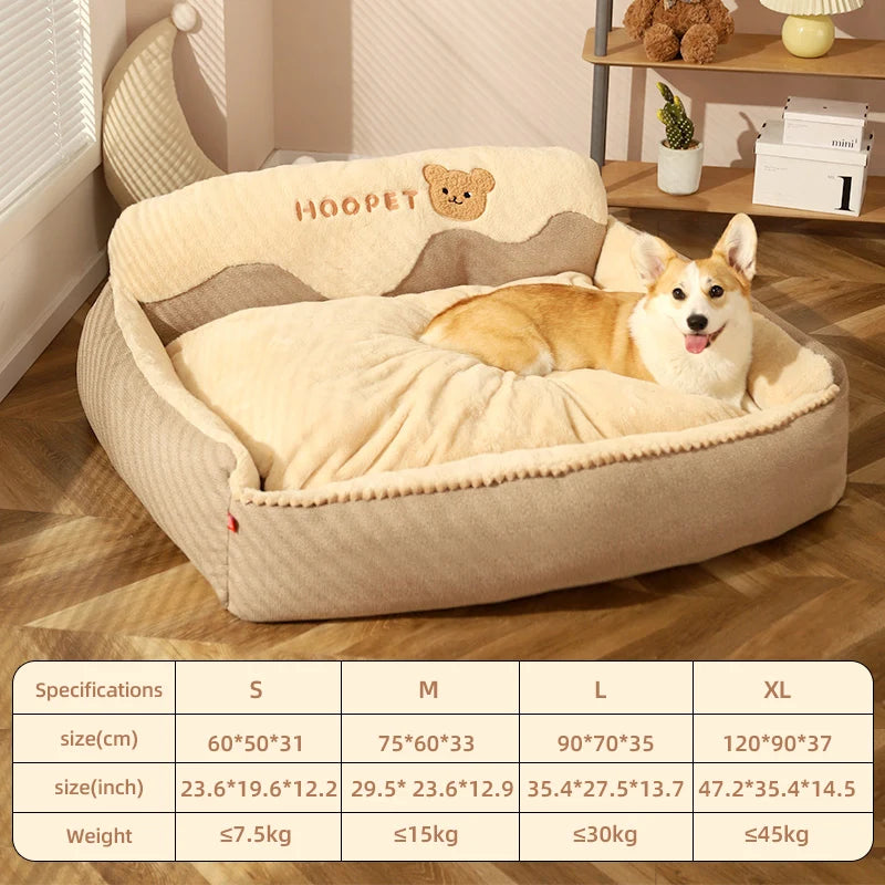 HOOPET Winter Warm Washable Pet Nest Bed