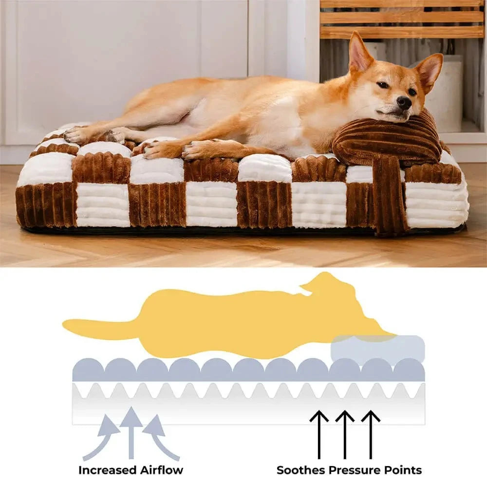 PillowRest Orthobed™ – Large Supportive Dog Mattress