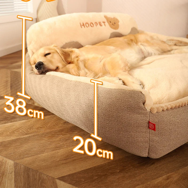 HOOPET Winter Warm Washable Pet Nest Bed