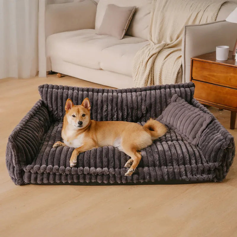 Large Washable Fluffy Orthopedic Soft Dog Pillow Dog Sofa Bed-Snoozy Dream