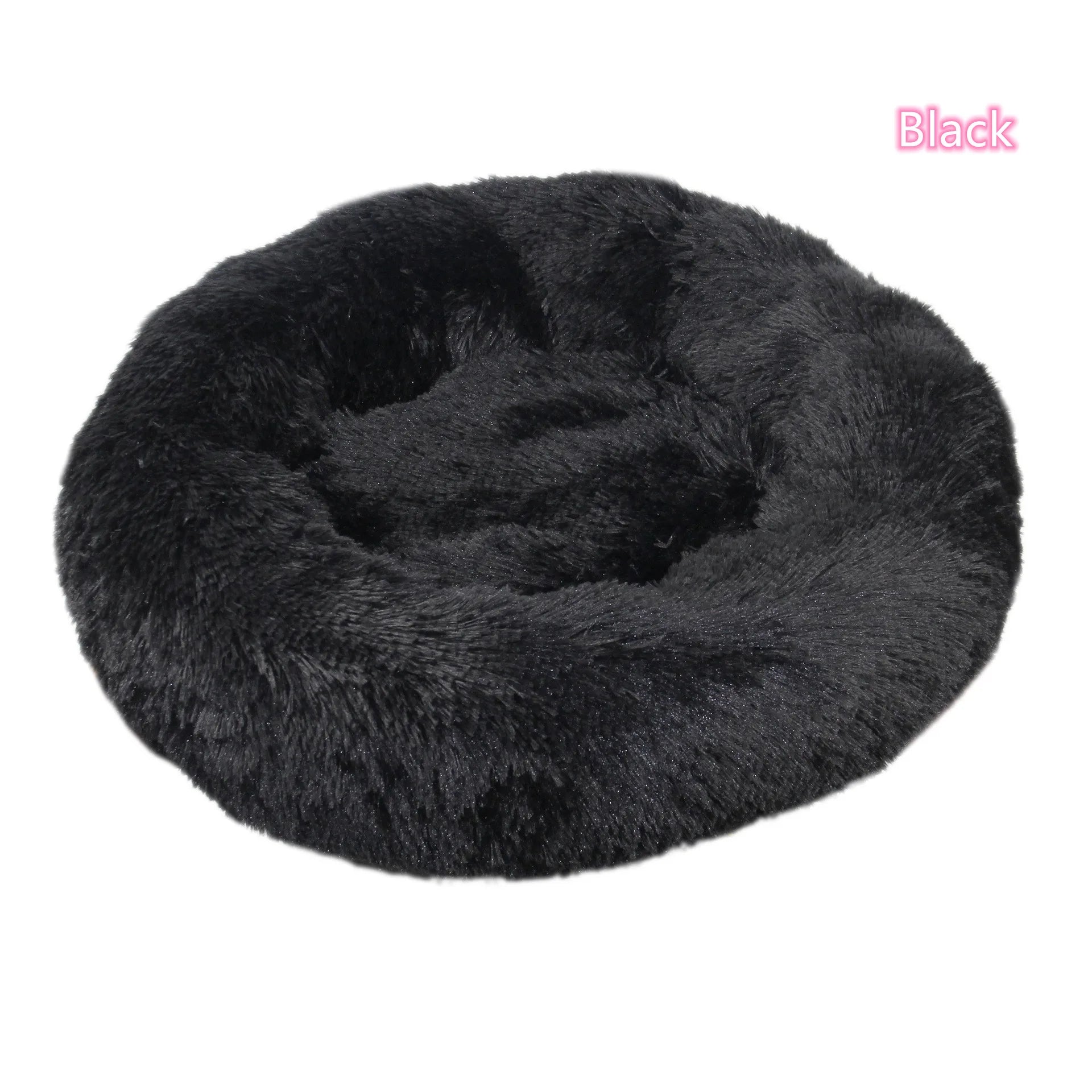 WhiskerCloud™ – Plush Donut Cat Bed, All-Size Friendly