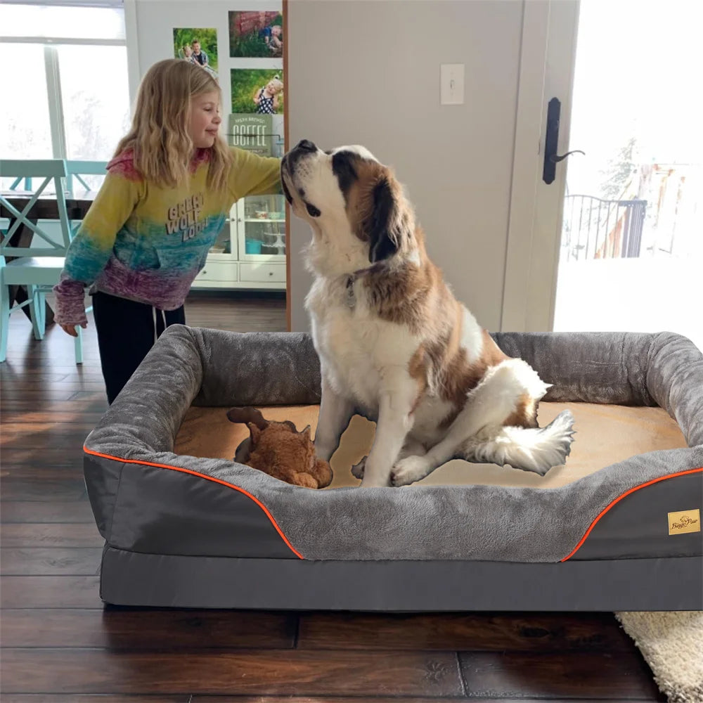 JumboRes – Orthopedic Memory Foam Sofa Bed for Dogs