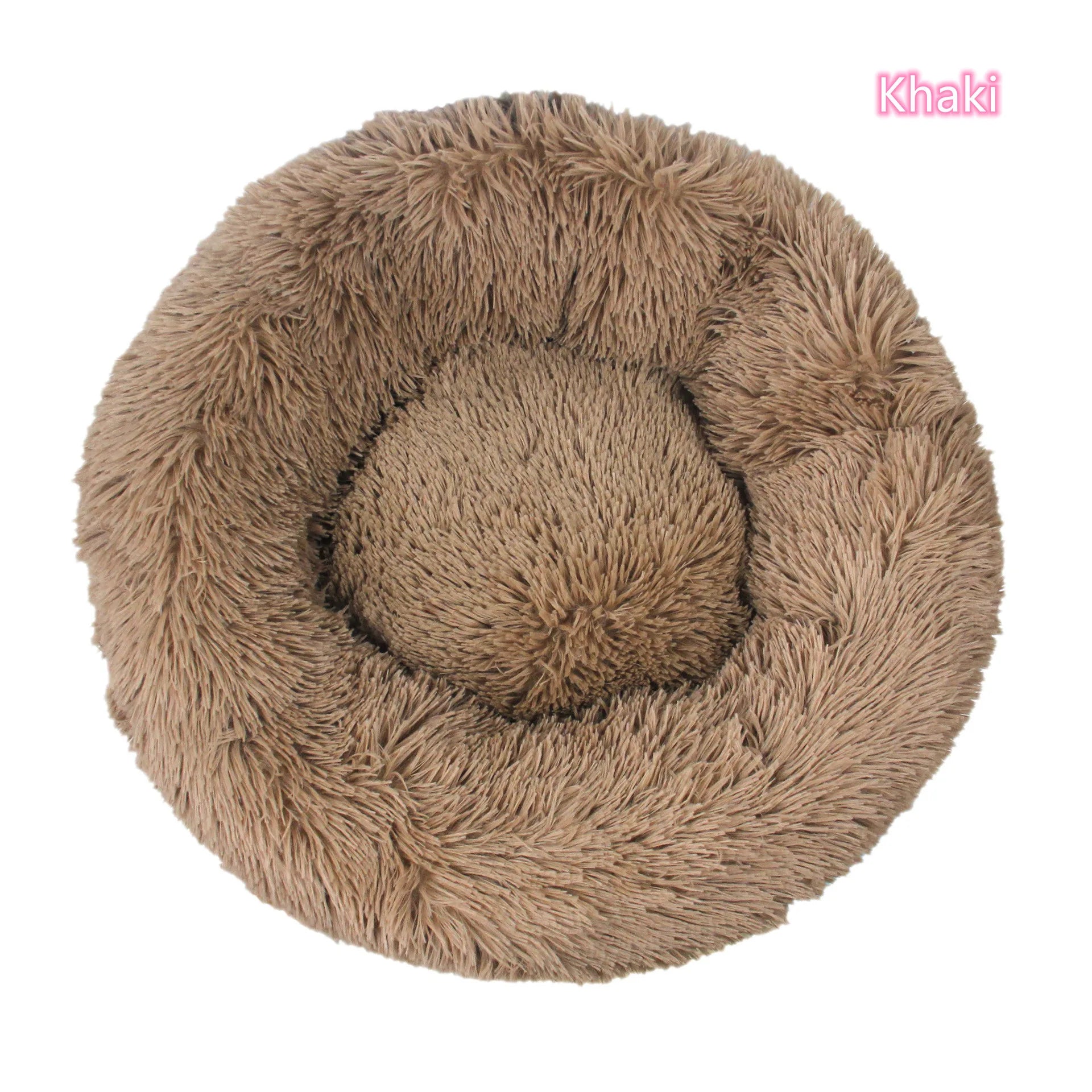 WhiskerCloud™ – Plush Donut Cat Bed, All-Size Friendly