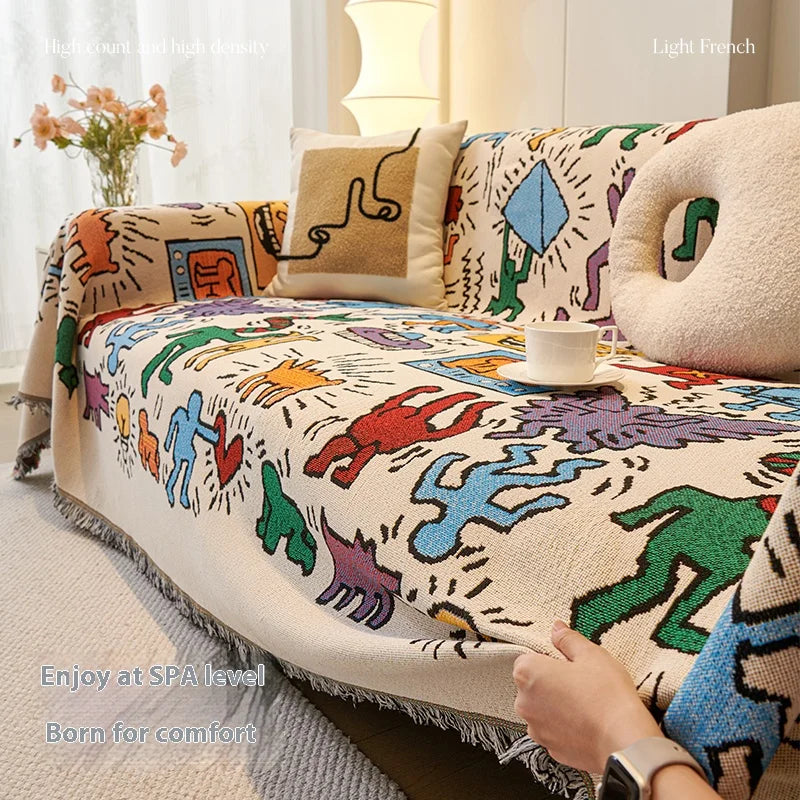 DoubleCozy Non-Slip Cushion Cover
