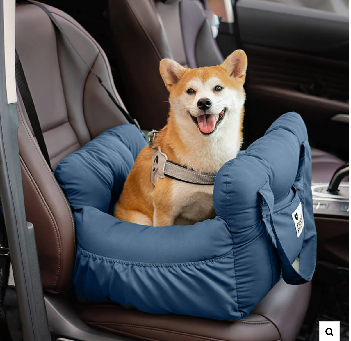 Portable Leisure Outing Pet Bolster Large Dog Car Seat Bed