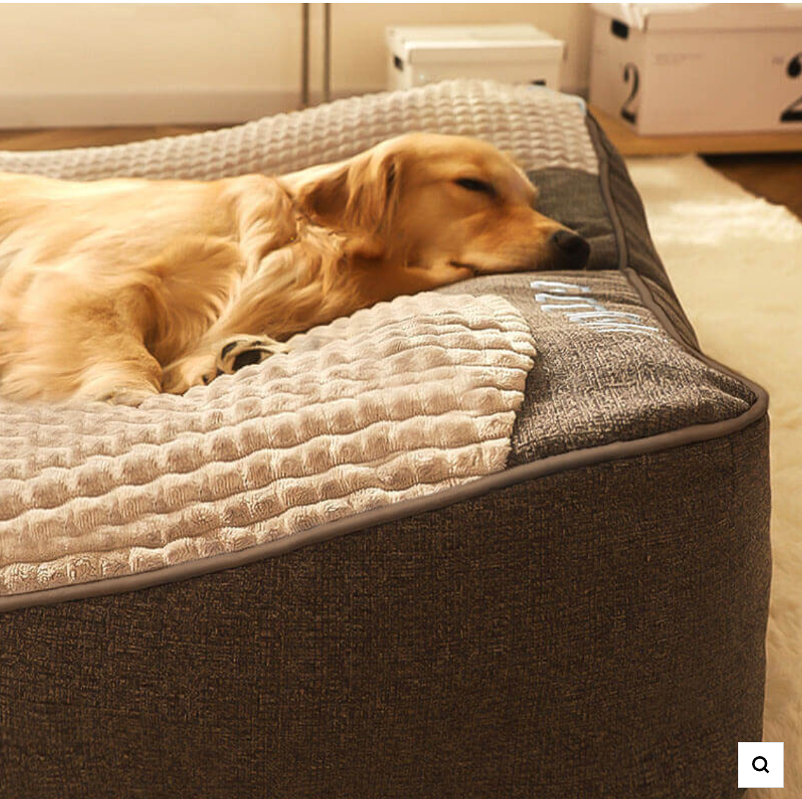 Large Thick Scratch-resistant Spine Protection Dog Cushion Bed
