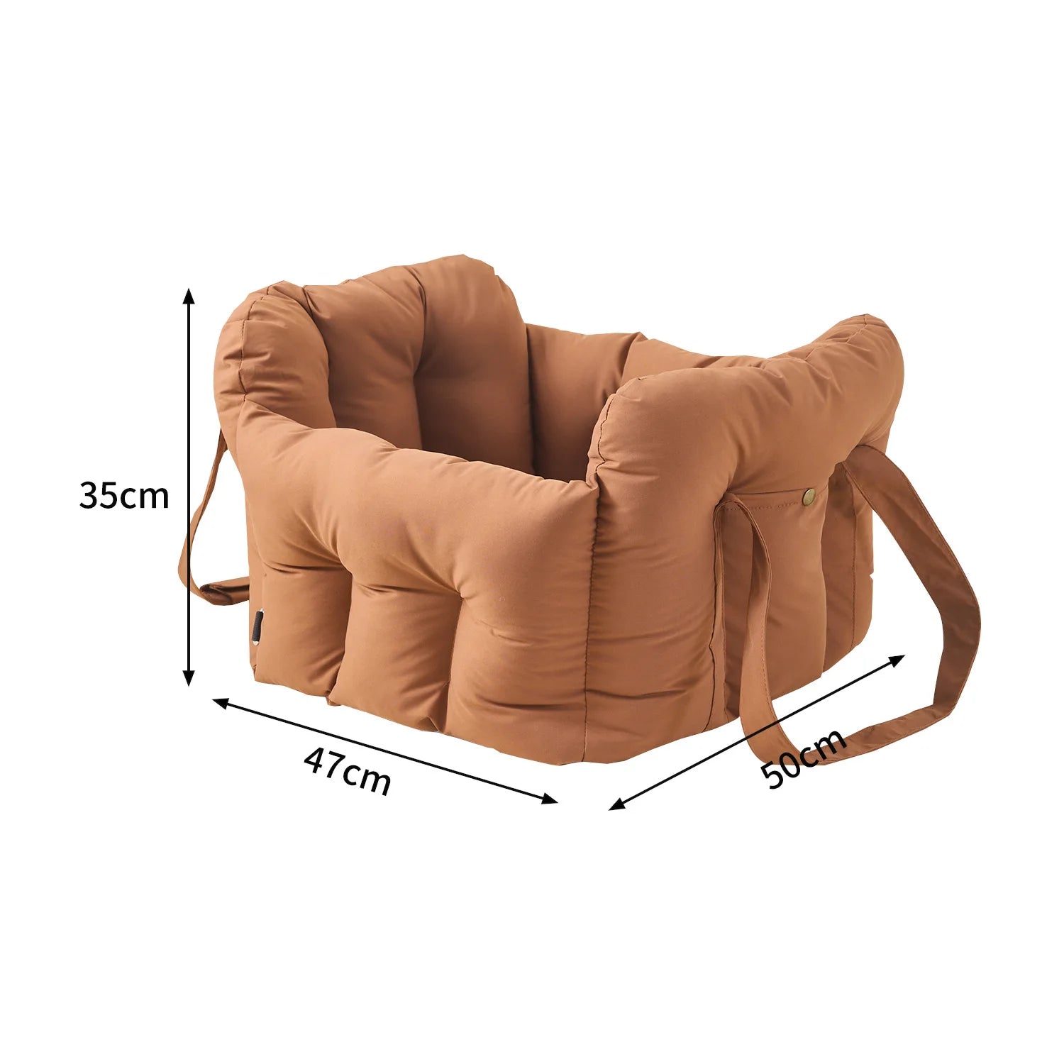 3-in-1 Leather Travel Bed for small & large dog