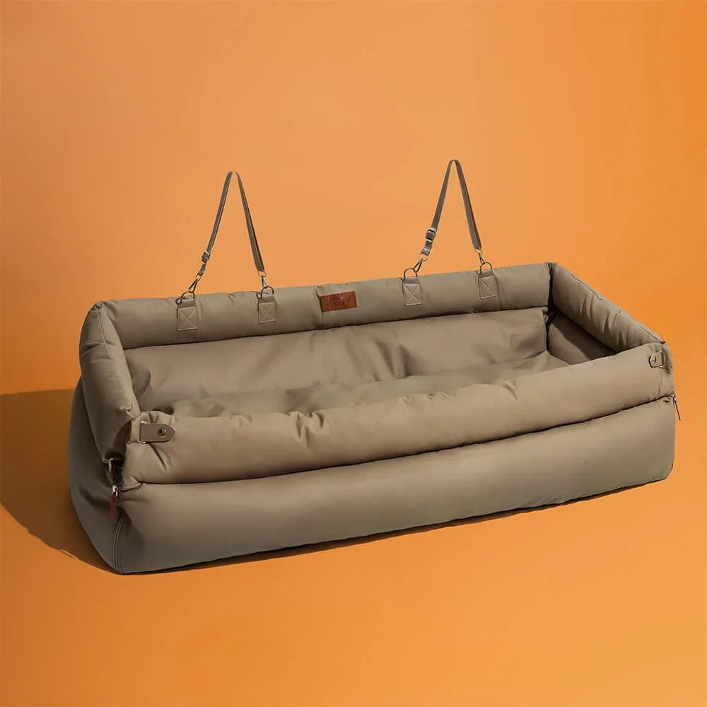 Deluxe Faux Leather Car Bed